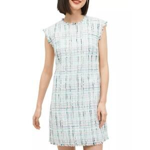 KATE SPADE New Yor Pastel Tweed Shift Dress Size 2 NWT